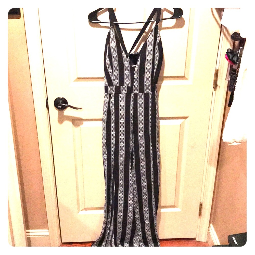 Black and White Jumpsuit